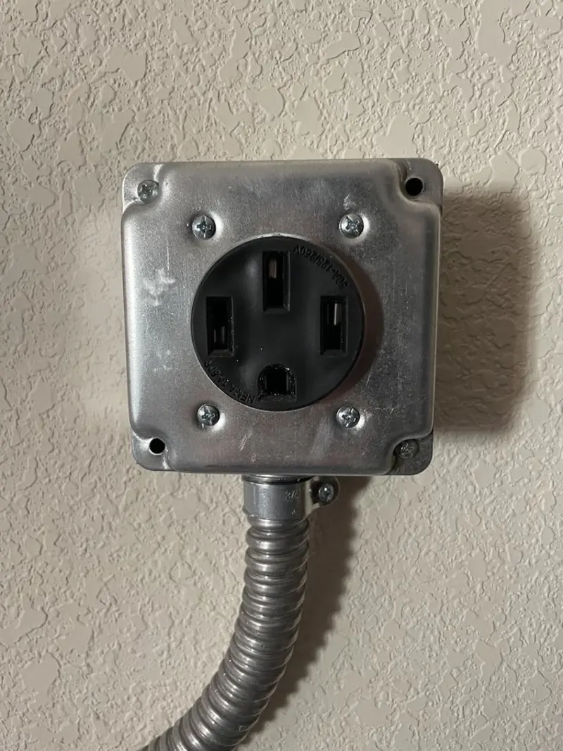 NEMA 14-50 outlet installed for Smart Home Electrical in South Hill